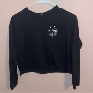 Women’s Long-Sleeve Crop Top